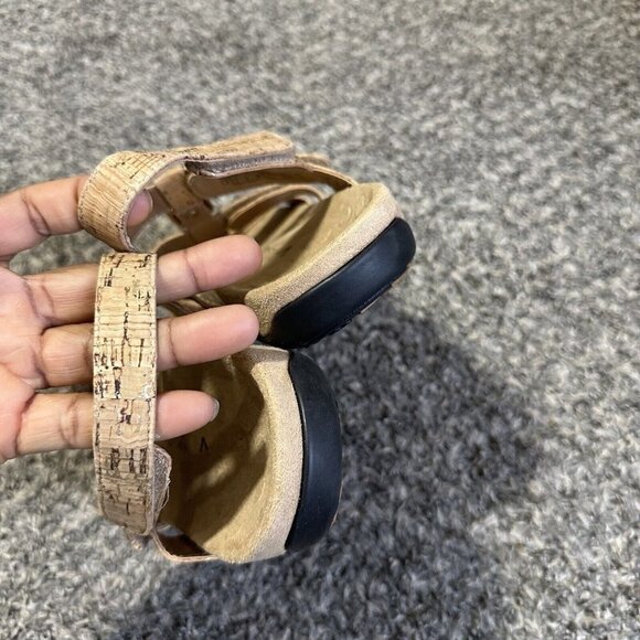 Vionic Women's Amber Backstrap Sandals w/Arch Support Gold Cork US 9 - Picture 6 of 9